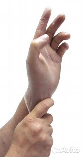 Перчатки виниловые