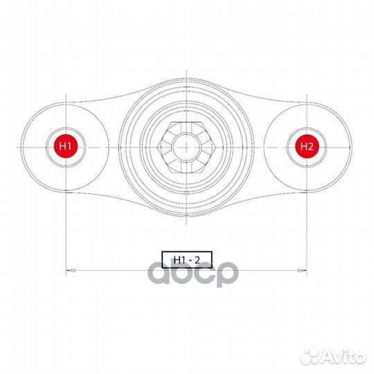 Опора шаровая KIA ceed/cerato/magentis/hyundai