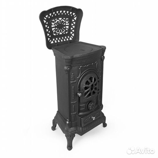 Печь камин чугунная