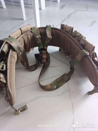 Тактический пояс с подсумками мультикам