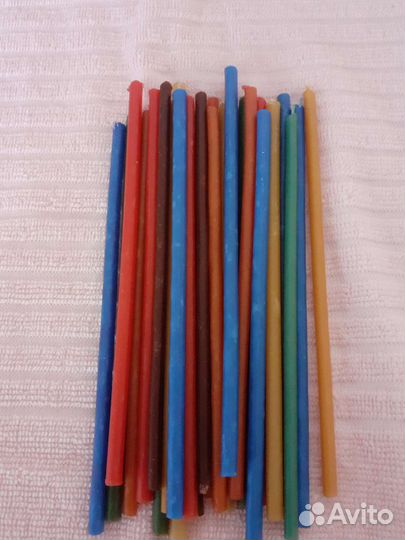 Свечи цветные церковные