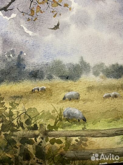 Акварельная картина