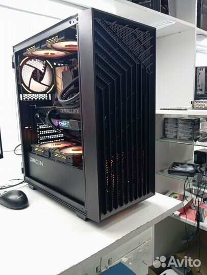 Игровой супер компьютер r 5800x3d/4060TI/РАССРОЧКА