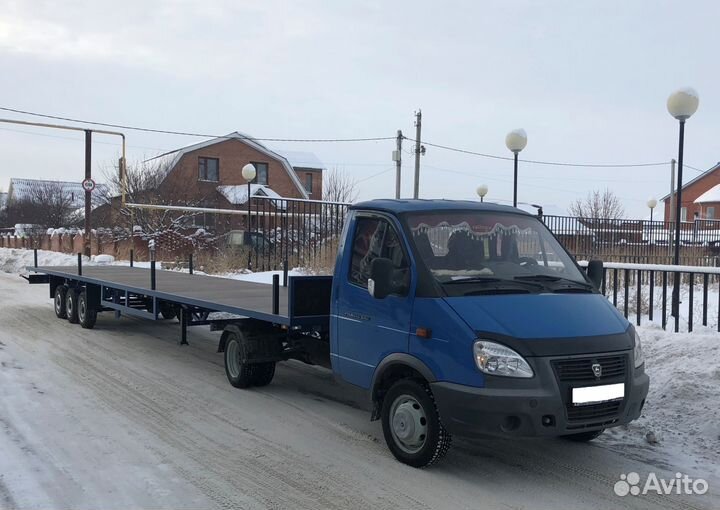 Аренда полуприцепа 12 метров, газель длинномер 12м