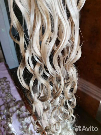 Волосы накладные на заколках