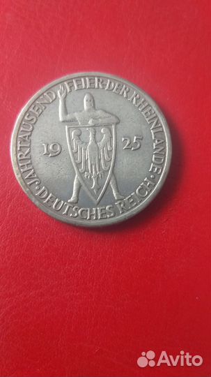 Монета 3 марки 1925г A