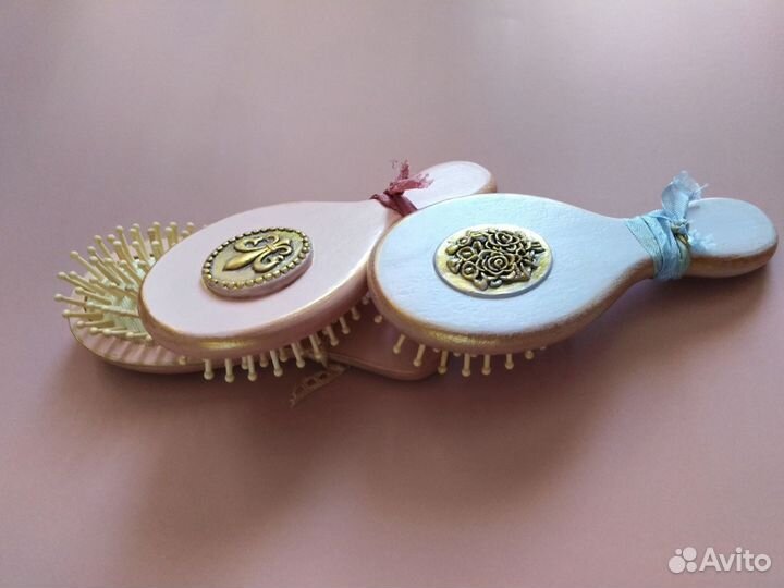 Расчёска деревянная массажная, ручная работа