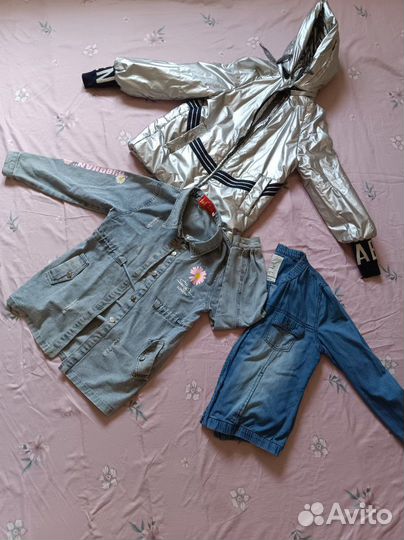 Одежда для девочки пакетом 140- 146