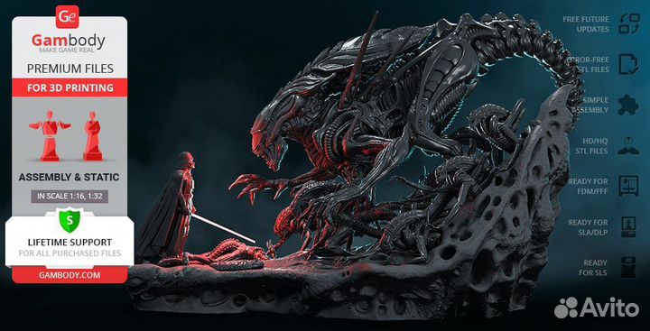 Фигурки чужой против хищника