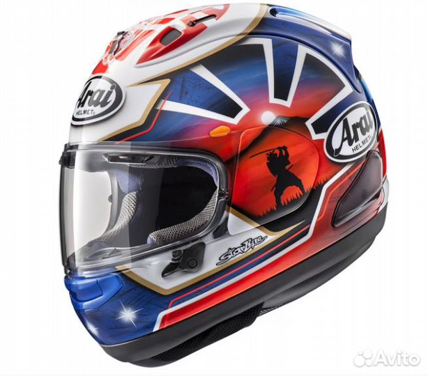 Шлем arai RX-7V Pedrosa Spirit Blue