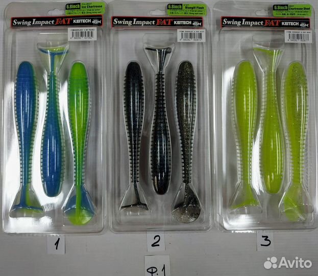 Приманка рыболовная Keitech Swing Impact Fat 6.8