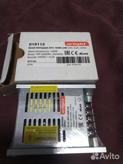 Блок питания 24в для принтера