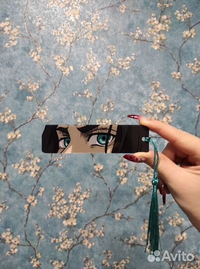 Закладка для книги/манги ручной работы, Эрен Йегер