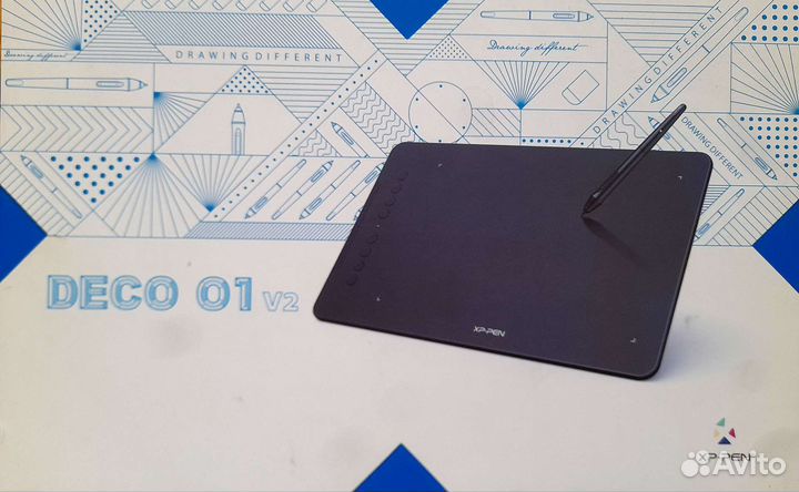 Графический планшет xp pen deco 01 v2