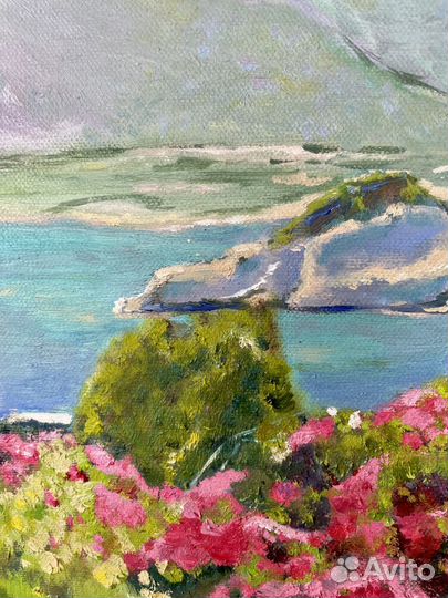 Картина, масло, холст, пейзаж, 35х45