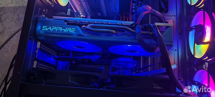 Видеокарт Rx 590 sapphire nitro+ 8GB RGB