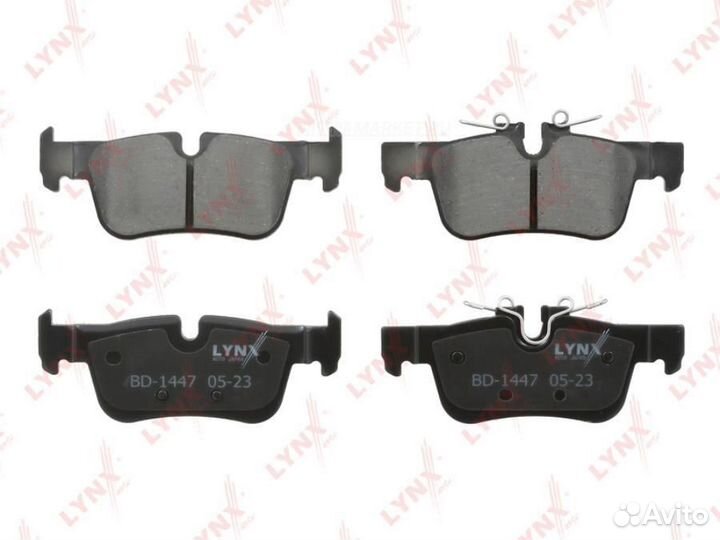 Lynxauto BD-1447 Колодки тормозные дисковые зад пр