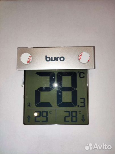 Внешний термометр на солнечной батарее buro