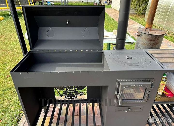 Мангал с навесом