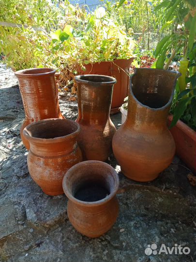 Кринки глиняные