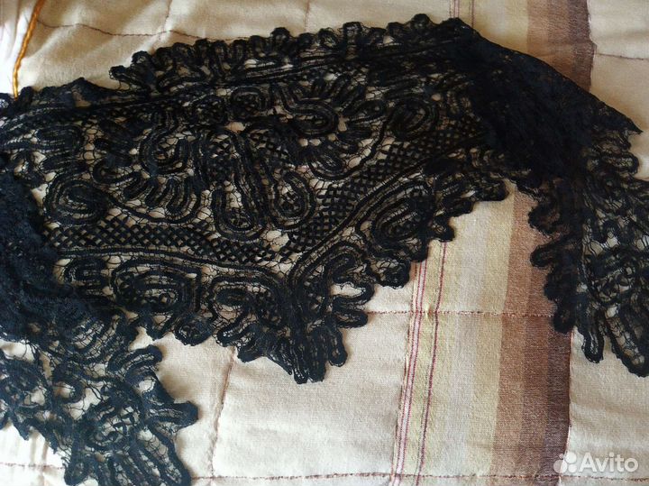 Вологодское кружево: палантин винтаж