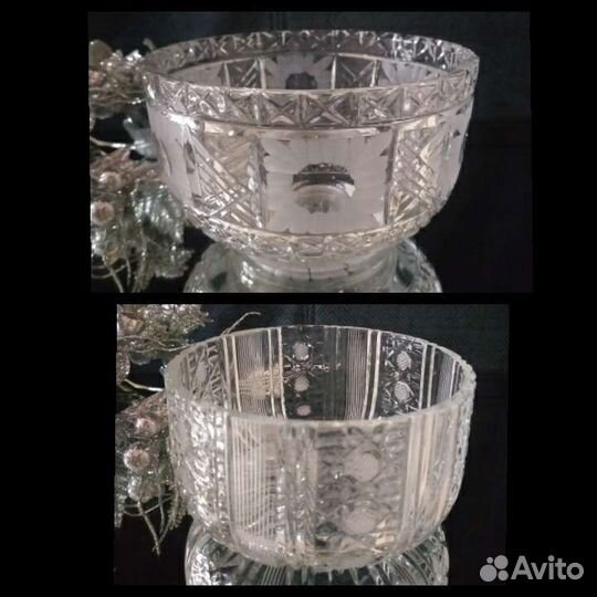 Хрустальные салатники СССР