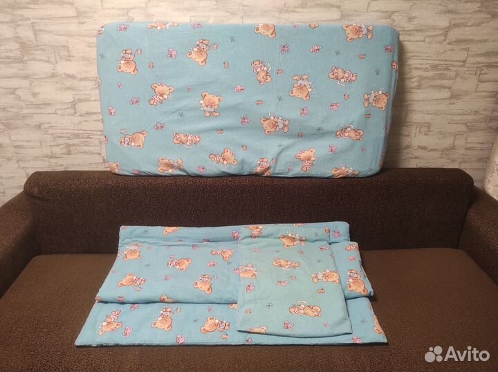 Кроватка Антел Алита-2 (+комплект белья), венге