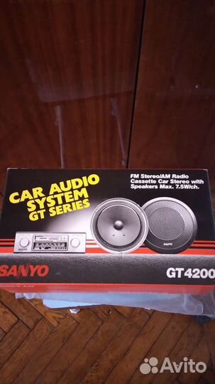 Car audio system gt 4200,Sanyo, новая