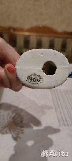 Фигурки гжель собака, лошадь