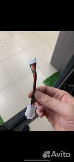 Переходник куллера с 4 пин на 6 пин,6 на 4