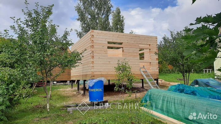 Бани из профилированного бруса