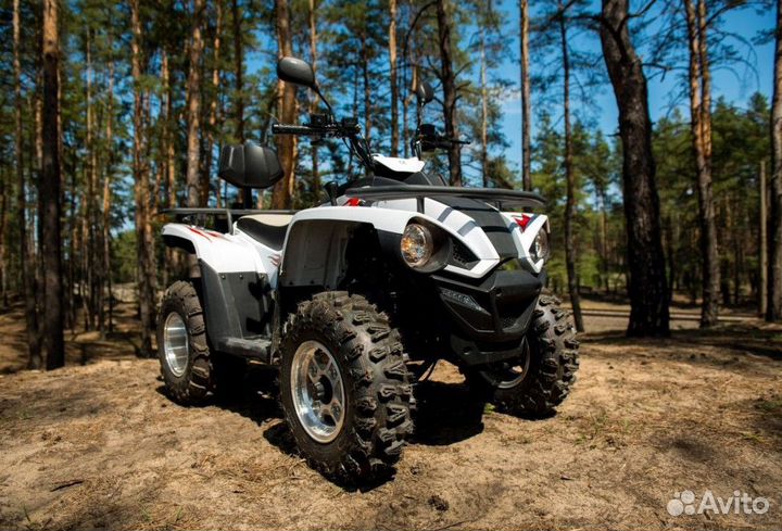 Квадроцикл linhai Z180 белый