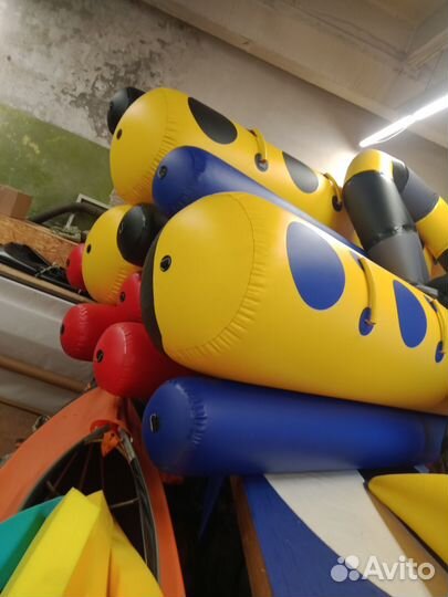 Тюбинг ватрушка 120 см люкс буксир классика пвх