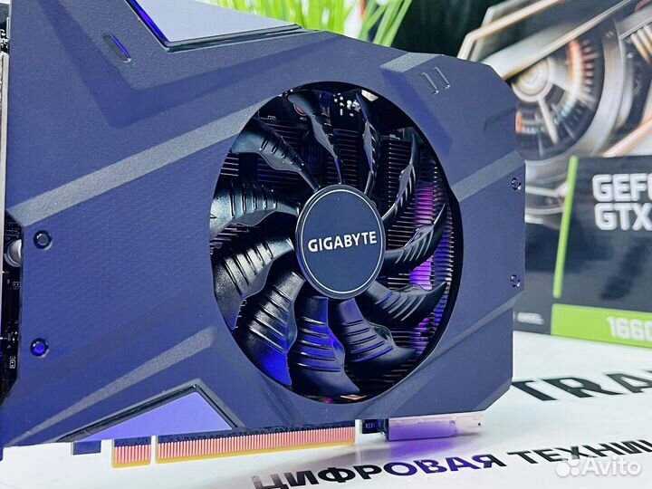Gigabyte GTX 1660 Super Mini ITX OC 6G на Гарантии