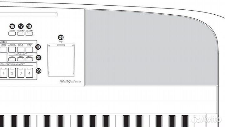 Yamaha DGX-670 Black