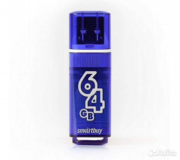 Флеш-накопитель Smartbuy Glossy series 64GB Dark B