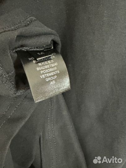 Футболка vetements ramstein oversize