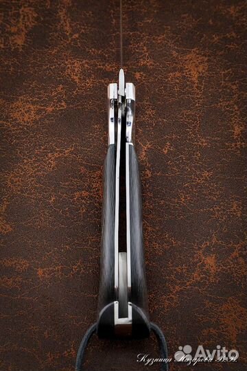 Нож складной Пчак сталь Elmax накладки карбон с му