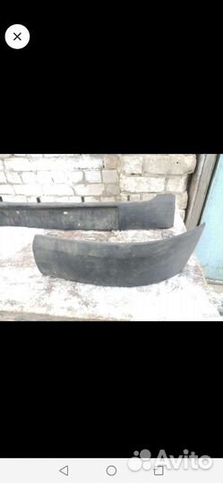 Заглушки накладки бампера рено символ