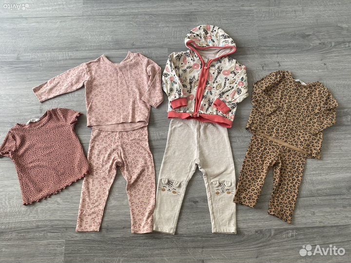 Вещи пакетом на девочку 86 92 hm