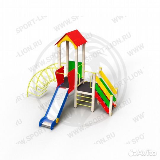 Детский игровой комплекс с горкой