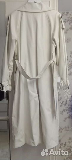 Плащ из экокожи