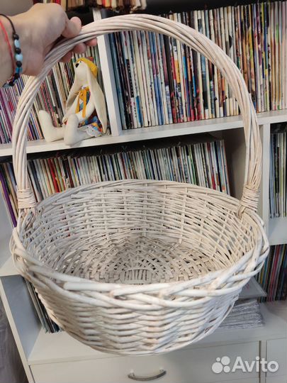 Корзина плетеная большая
