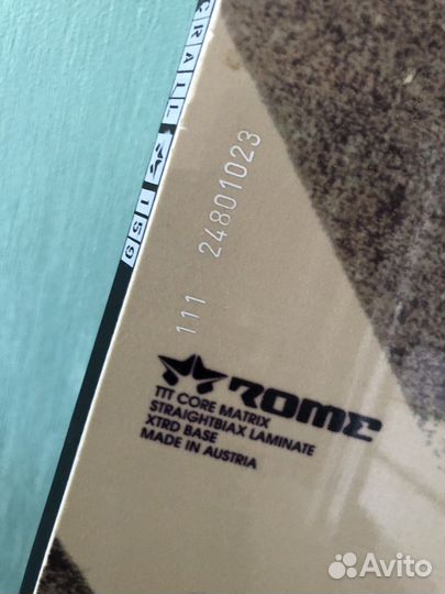 Сноуборд Rome + крепления Burton