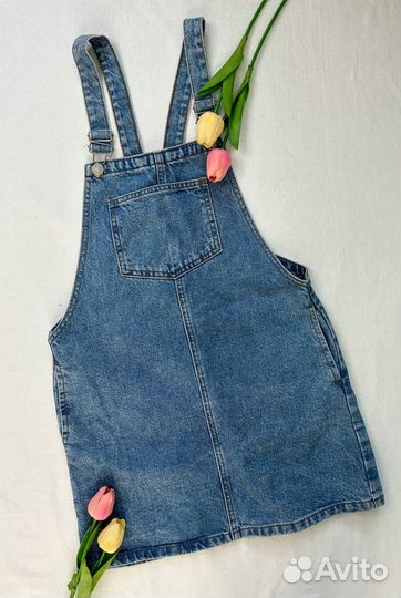 Джинсовый комбинезон сарафан