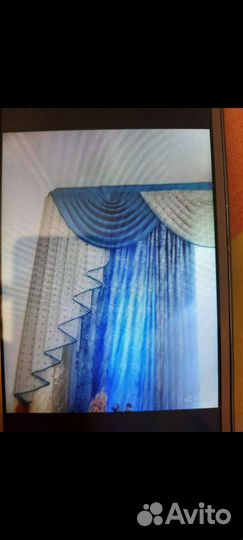 Шторы и тюль с ламбрикеном