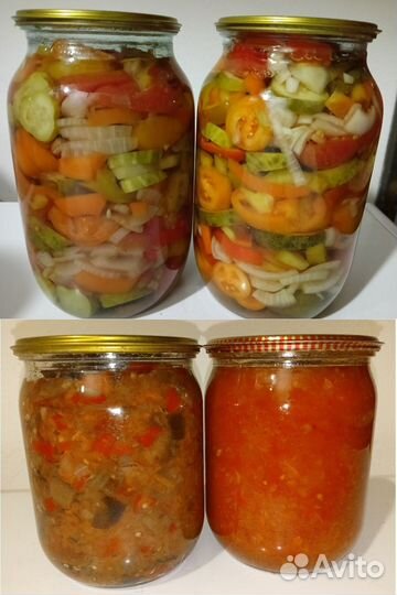 Солёные овощи, грибы, замороженные ягоды