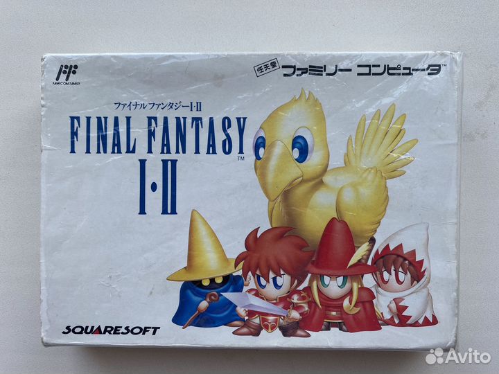 Final Fantasy 1-2 коллекционка Famicom ntsc-j