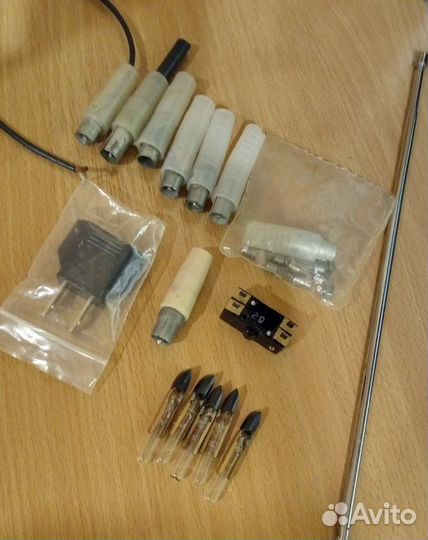 Антенна, штекеры, вилка для розетки СССР