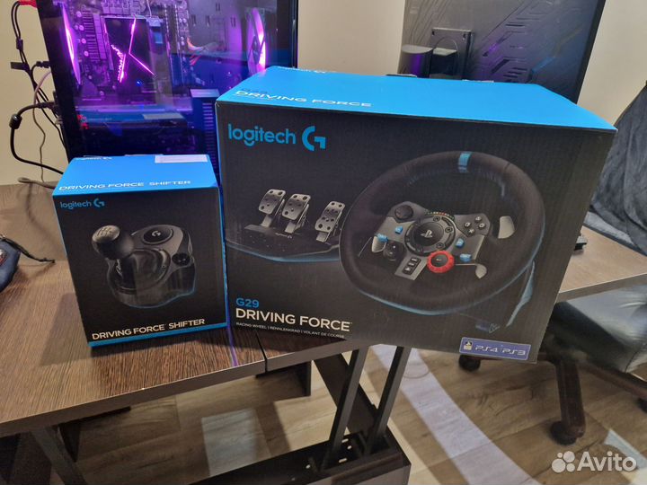 Игровой руль logitech driving force g29